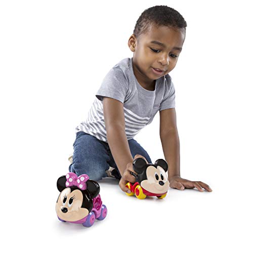 Disney Baby Pack 2 Vehículos Mickey y Minnie - Colección Oball Go Grippers™ - Juguete