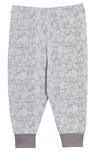 Disney Dumbo Pijama para bebé niños y niñas, unisex, juego de pijamas de 2 piezas gris 18-24 Meses