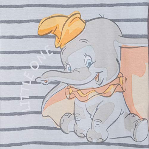 Disney Dumbo Pijama para bebé niños y niñas, unisex, juego de pijamas de 2 piezas gris 18-24 Meses