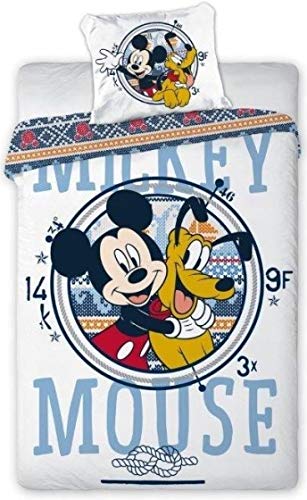 Disney Mickey Mouse 071 - Ropa de cama para bebé (100 x 135 cm)