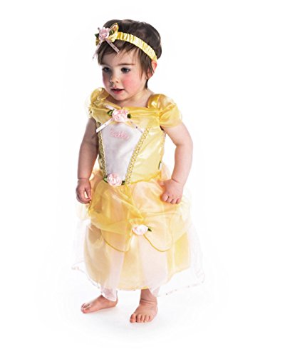 Disney Princesas Disfraz bebé, Color amarillo, 12-18 Meses (Travis Designs DCPRBE012)