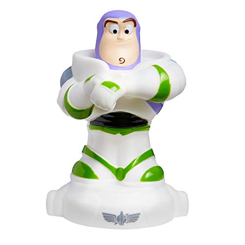 Disney Toy Story 279TOY Buzz Lightyear GoGlow Buddy Luz Nocturna y Linterna, Color Blanco