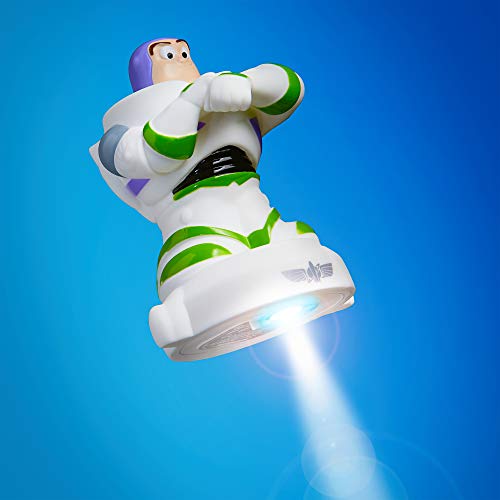 Disney Toy Story 279TOY Buzz Lightyear GoGlow Buddy Luz Nocturna y Linterna, Color Blanco