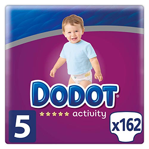 Dodot Activity - Pañales Talla 5 (11-16kg), 162 Pañales