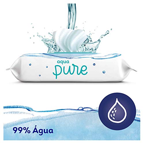 Dodot Aqua Pure Toallitas Bebé con 99% Agua,  9 Paquetes x  48 Toallitas (432)