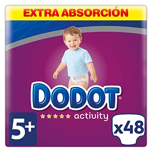 Dodot  - Pañales Activity Extra t-5, 12 a 17 kg, 48 unidades