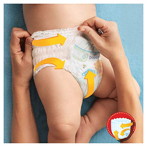 Dodot Pants Pañal-Braguita Talla 4, 102 Pañales, Fácil De Cambiar Con Canales De Aire, 9-15 kg