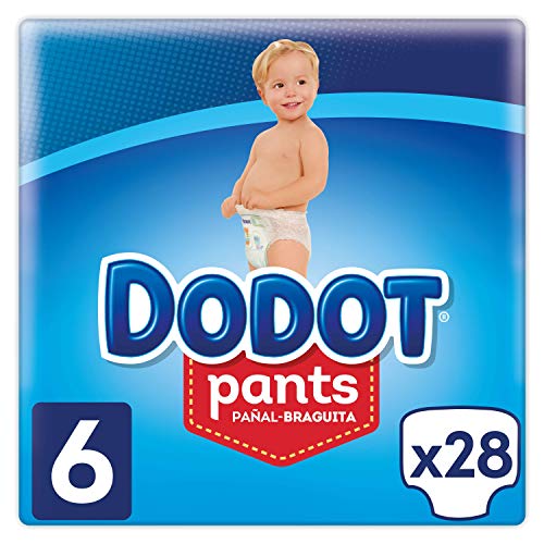 Dodot Pants - Pañales, Talla 6 (+15 kg) 28 unidades