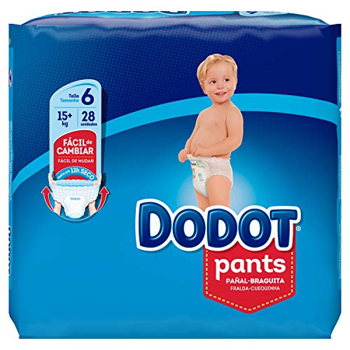 Dodot Pants - Pañales, Talla 6 (+15 kg) 28 unidades