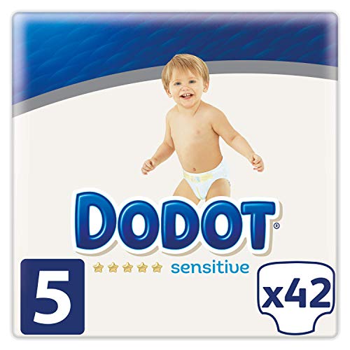 Dodot Sensitive - Pañales Talla 5, 42 Pañales, 11 a 16 kg