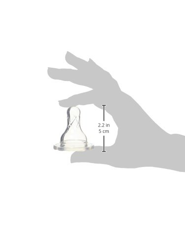 Dr. Brown's 302 - Tetinas de silicona estándar, nivel 1