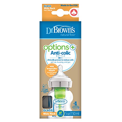 Dr. Brown's - Biberón Boca Ancha Vidrio 150ml