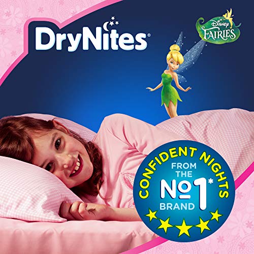 DryNites - Braguitas absorbentes para niñas de 4 – 7 años, 16 unidades