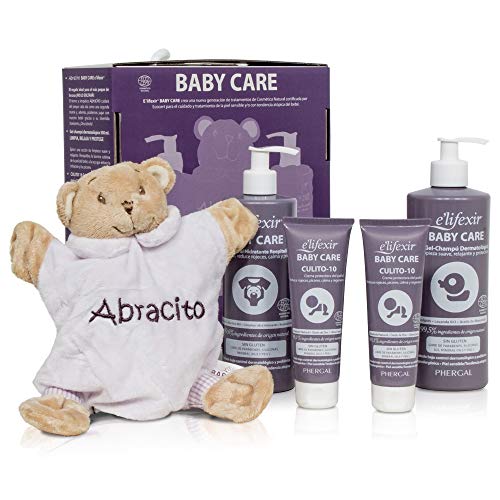 Elifexir Baby Care Cofre Mi Abracito, Gel Champú+ Culito10+ Hidratante+ Abracito