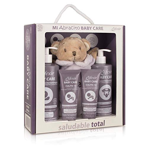 Elifexir Baby Care Cofre Mi Abracito, Gel Champú+ Culito10+ Hidratante+ Abracito