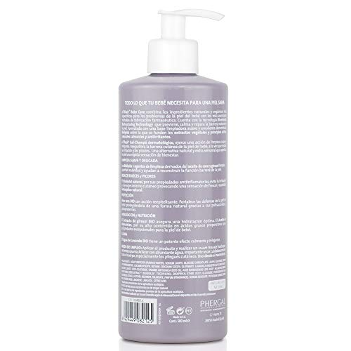 Elifexir Baby Care, Gel Champú Dermatológico Hipoalergénico para Bebés, 500ml