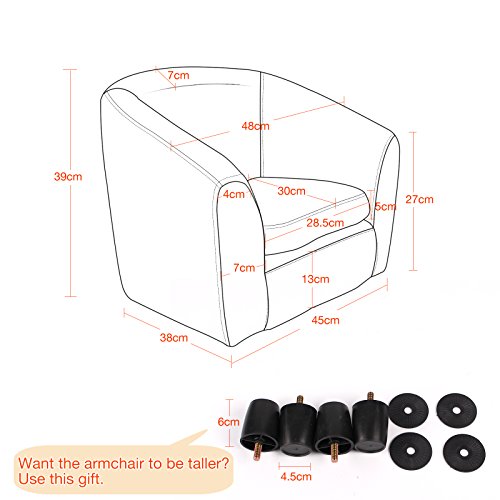 Emall Life Sillón niños Silla para bañera Sofá de Dibujos Animados Estructura de Madera (Owl)