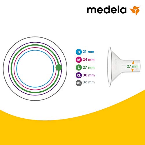 Embudo para sacaleches Medela, talla L (27 mm)