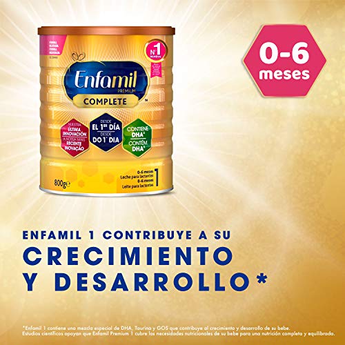 Enfamil Complete 1 Leche Infantil para Lactantes Bebés de 0 a 6 Meses de Edad - 800 gr