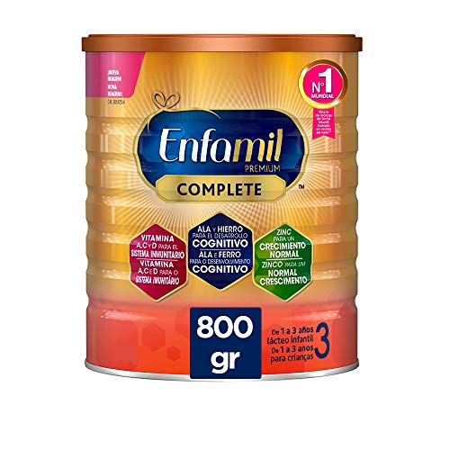 Enfamil Complete 3 - Leche infantil de continuación para lactantes niños de 1 a 3 años - 800 g