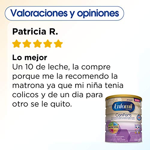 Enfamil Confort - Leche infantil para bebés lactantes con transtornos digestivos leves