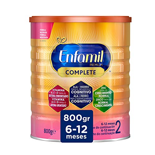 Enfamil Enfamil Complete 2 - Leche Infantil De Continuación Para Lactantes Bebés De 6 A 12 Meses - 800 Gr 800 g