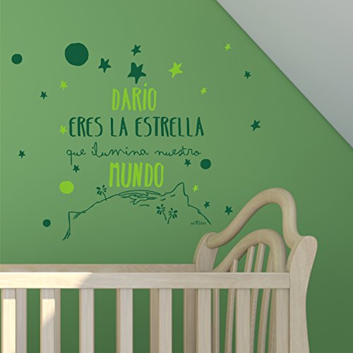 Enkolor/CREA tu Vinilo Infantil Personalizado con el Nombre Que desees/Tamaños/Colores