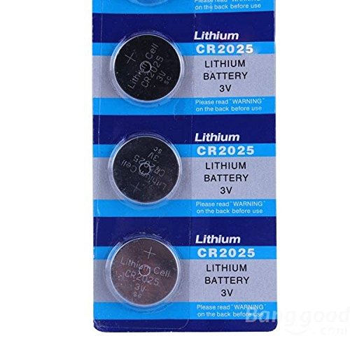 [Envio GRATIS] 5PCS de litio CR 2025 botón de la célula de la moneda Batería del reloj 3V Juguetes // 5PCS Lithium CR 2025 Cell Button Coin Battery Watch 3V Toys