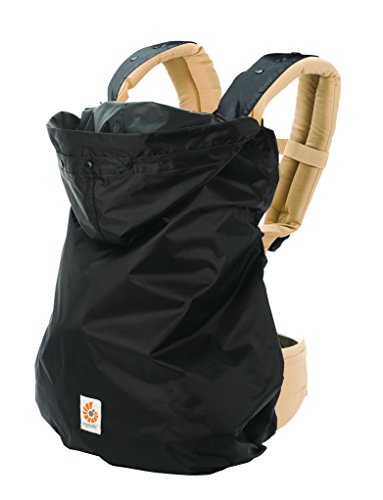 Ergobaby Cobertor de Lluvia, Protección contra la Lluvia para Mochilas Portabebés, Negro