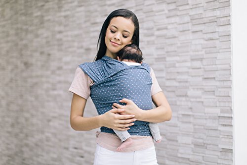 Ergobaby Fular Portabebes Elastico Recién Nacidos, Aura Wrap Puntos de Coral