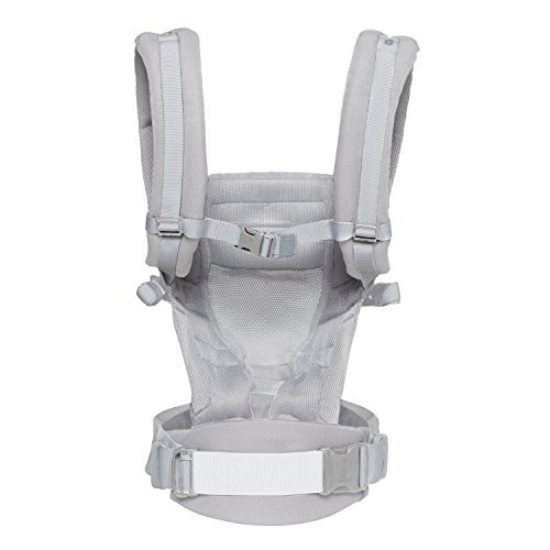 Ergobaby Mochila Portabebe Ergonómico Recien Nacido, Adapt Cool Air Mesh, Porta Bebes en Mochilas (Pearl Grey)