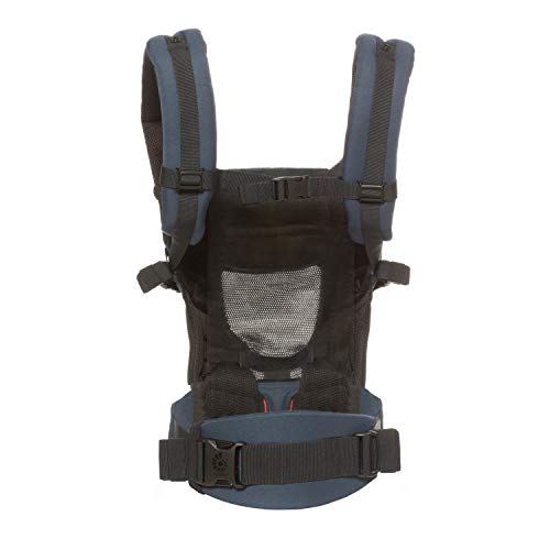 Ergobaby Mochila Portabebe Ergonómico Recien Nacido, Adapt Cool Air Mesh Raven, Porta Bebes en Mochilas