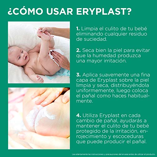 Eryplast Lutsine E45 Pasta al Agua Crema Pañal Bebé - 125 gr