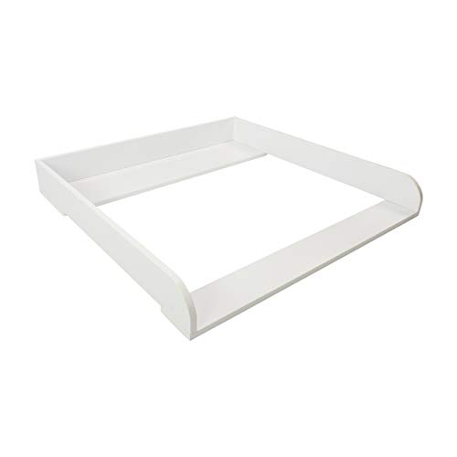 Extra redondo borde H. Cambiador ufsatz, cambiador accesorio para cómoda de Ikea hemnes