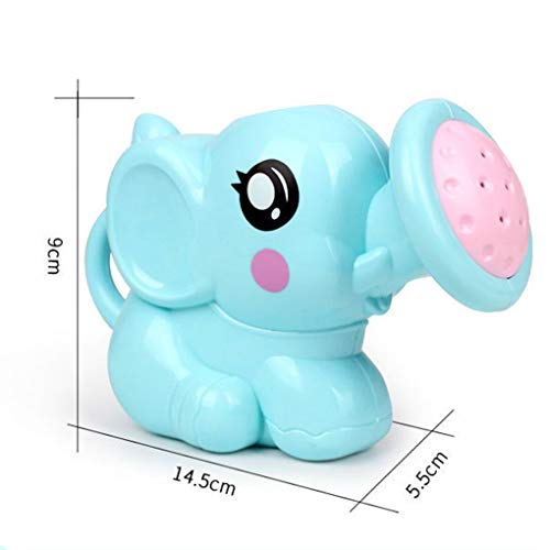 F-blue Juguete de baño Color al Azar recién Nacido plástico Elefante regadera Juguetes para el baño natación del bebé baño Ducha Spray Herramienta Agua Juguetes