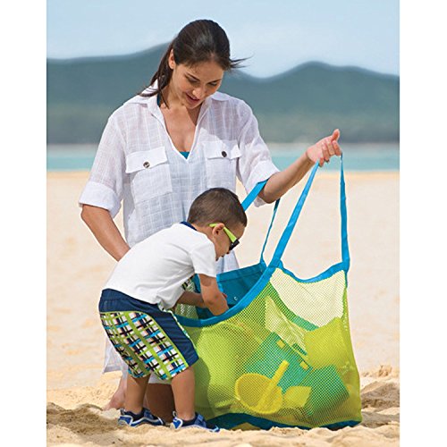 FACILLA® Niños Red de almacenamiento Bolsa de almacenamiento para arena juguete playa Mode