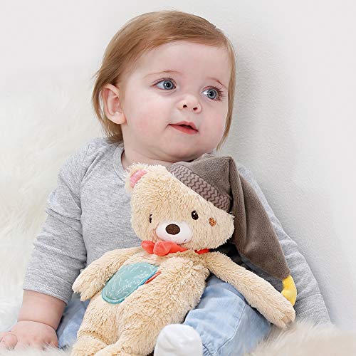 fehn 060225 fehn 060225 Peluche Oso | suave de peluche para agarrar, sentir, knuddeln y Verdad | para bebés y niños pequeños a partir de 0 + meses, tamaño: 25 cm, multicolor