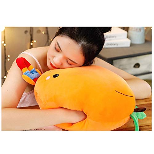 FHUA Juguetes Peluche，50 * 30cm Múltiples Estilos Frutas Verduras Plátano Limón Berenjena Brócoli Piña Peluche De Juguete Suave Muñeca Almohada Bebé (Color : B)