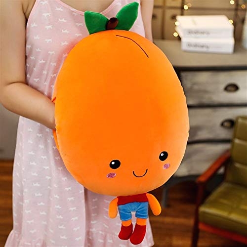 FHUA Juguetes Peluche，50 * 30cm Múltiples Estilos Frutas Verduras Plátano Limón Berenjena Brócoli Piña Peluche De Juguete Suave Muñeca Almohada Bebé (Color : B)