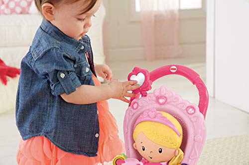 Fisher-Price Andador Cochecito de Muñecas, correpasillos bebé +9 meses (Mattel CGN65)