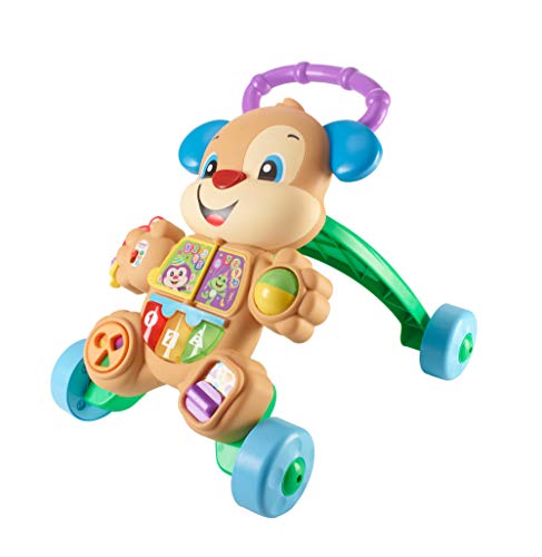 Fisher-Price Andador perrito primeros pasos, correpasillos bebé +6 meses (Mattel FRC85)