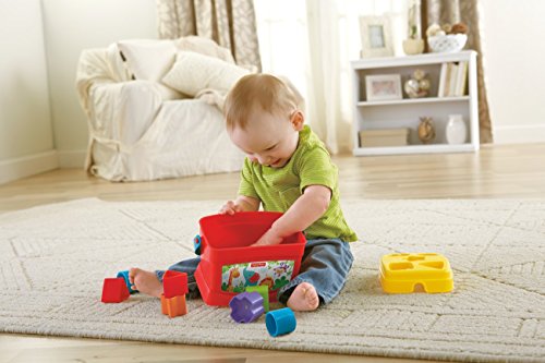 Fisher-Price - Bloques infantiles, con cubo transportable (Mattel K7167)