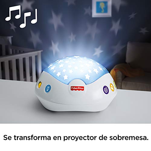 Fisher-Price- Butterfly Dreams 3-in-1 Projection Mobile Polar Móvil con ositos, juguetes bebe, Multicolor (Mattel CDN41)