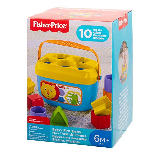 Fisher-Price disney Bloques infantiles, juguetes bebes 6 meses, multicolor, (Mattel FFC84)