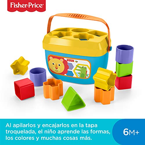 Fisher-Price disney Bloques infantiles, juguetes bebes 6 meses, multicolor, (Mattel FFC84)