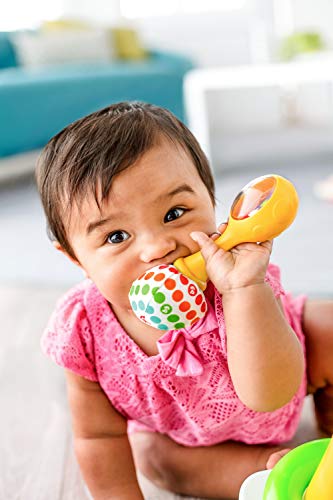 Fisher-Price- Disney Maracas musicales, juguetes bebe, Multicolor (Mattel BLT33)