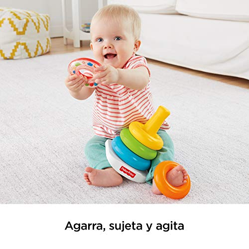 Fisher-Price disney Pirámide balanceante, juguetes bebe 6 meses, multicolor (Mattel FHC92)