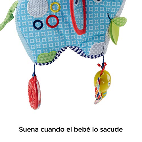 Fisher-Price Elephant disney Elefante activity, juguete colgante para bebé, multicolor (Mattel DYF88)