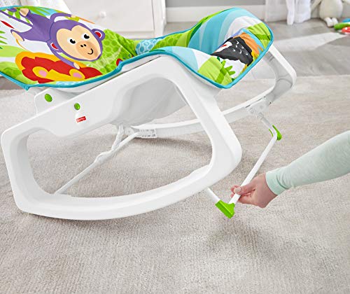 Fisher-Price - Hamaca Crece Conmigo Forest Fun, Silla para Bebé (Mattel GNV69)