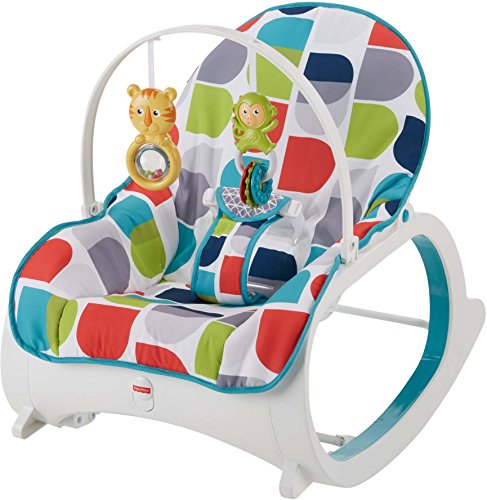 Fisher-Price- Hamaca crece conmigo, Multicolor (Mattel FWX17)